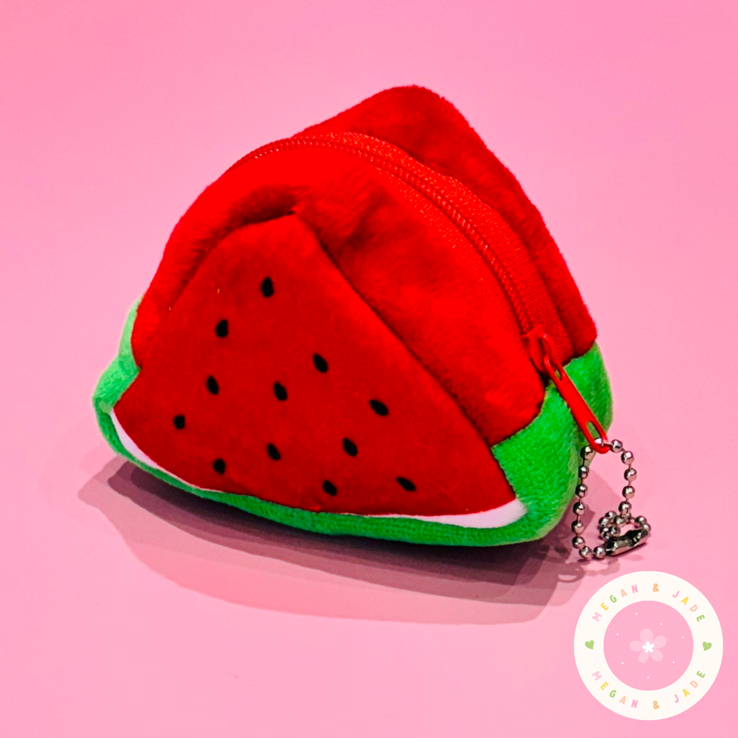 Watermelon Coin Purse Key Ring